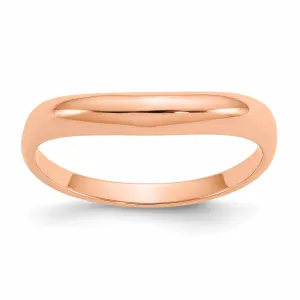 14k Rose Gold Timeless Creations Wave Ring