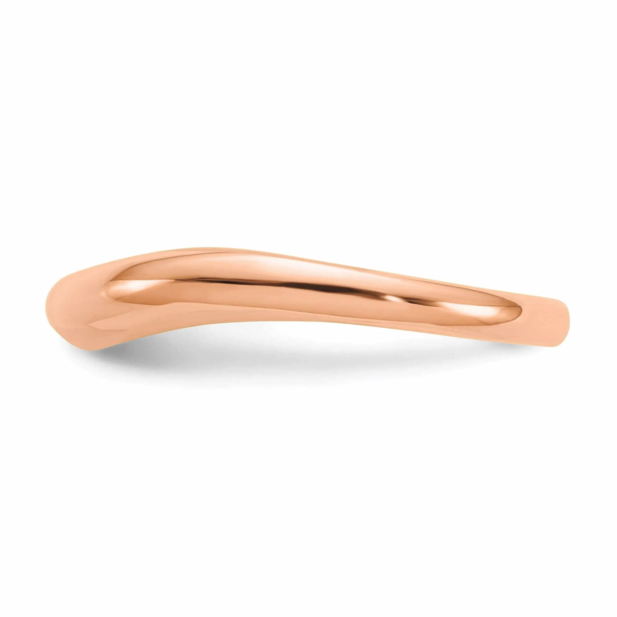 14k Rose Gold Timeless Creations Wave Ring