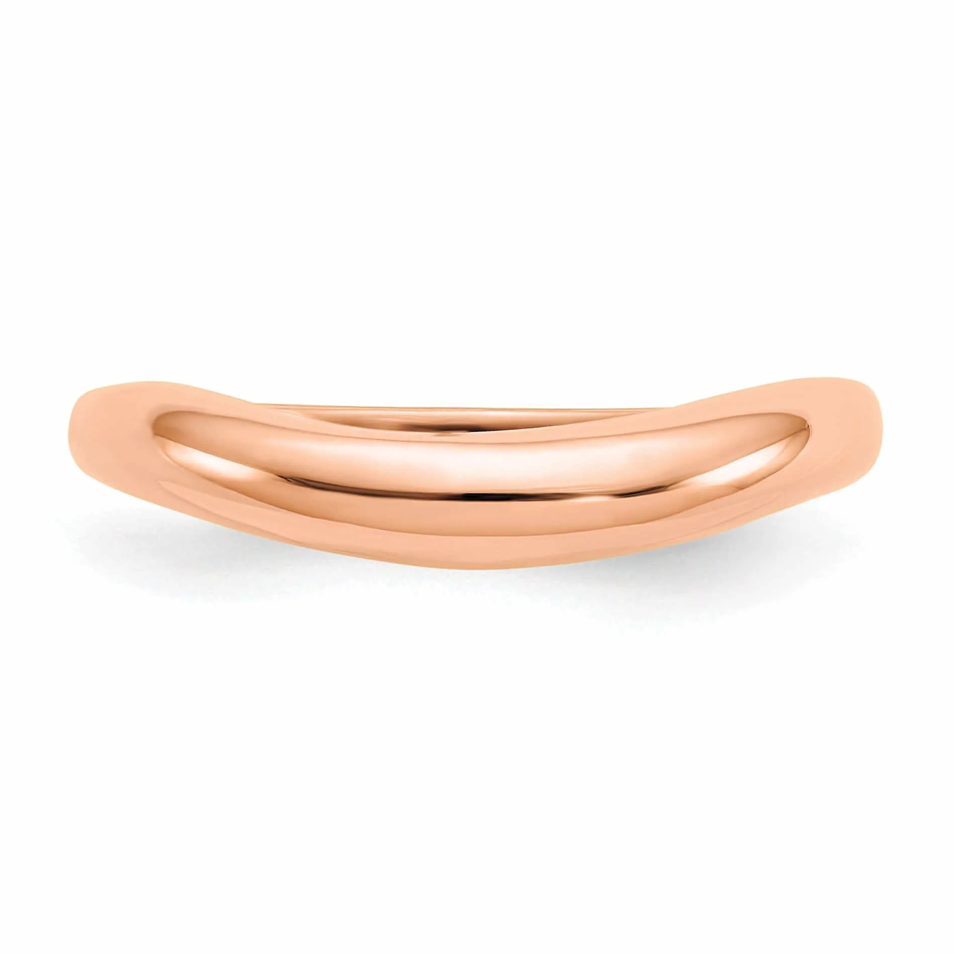 14k Rose Gold Timeless Creations Wave Ring