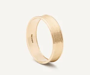 18K Yellow Gold Unisex Stackable Ring