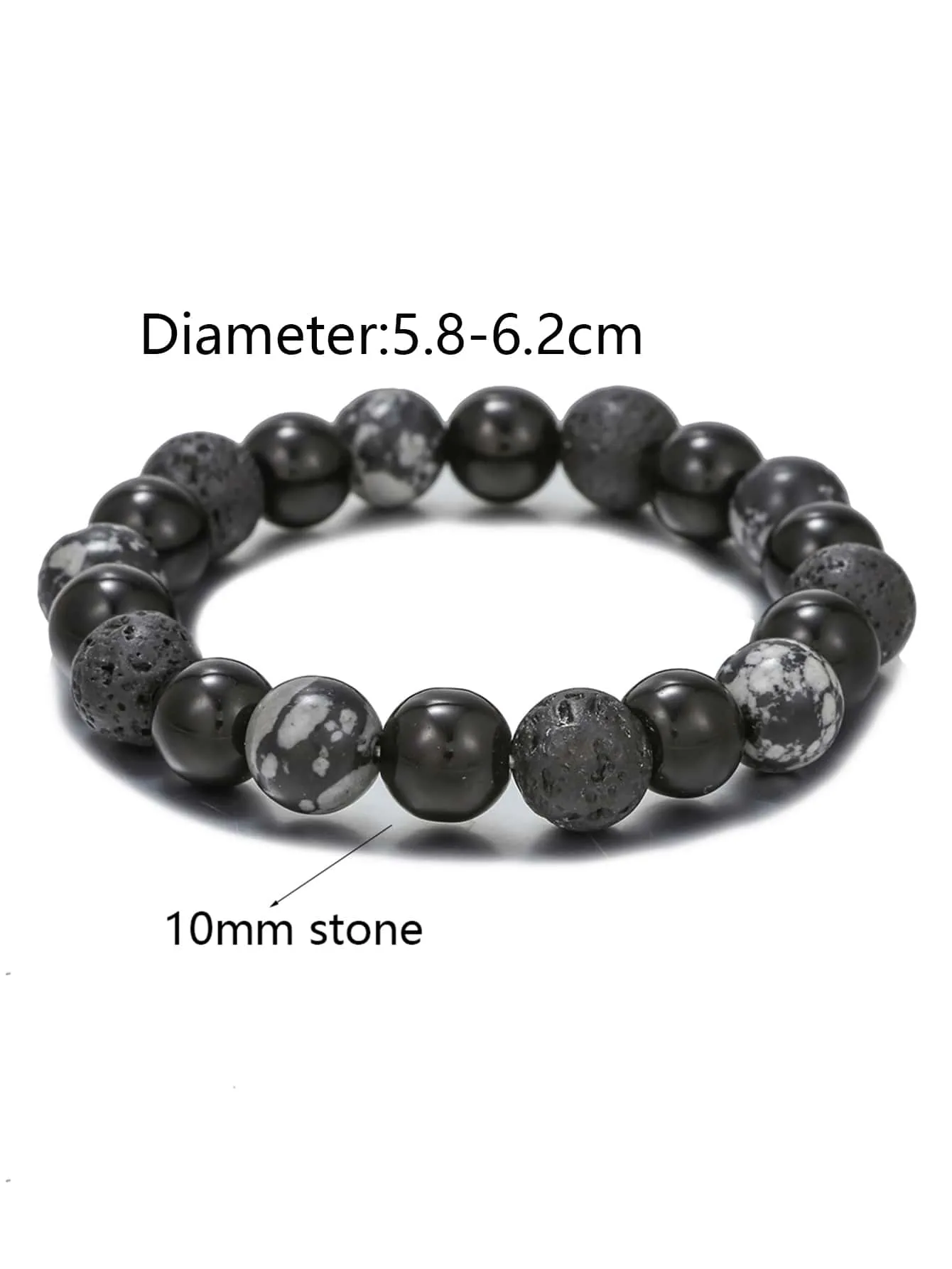 1pc Men's Minimalist Beaded Bracelet Men Bracelet Stackable Bracelet Crafted