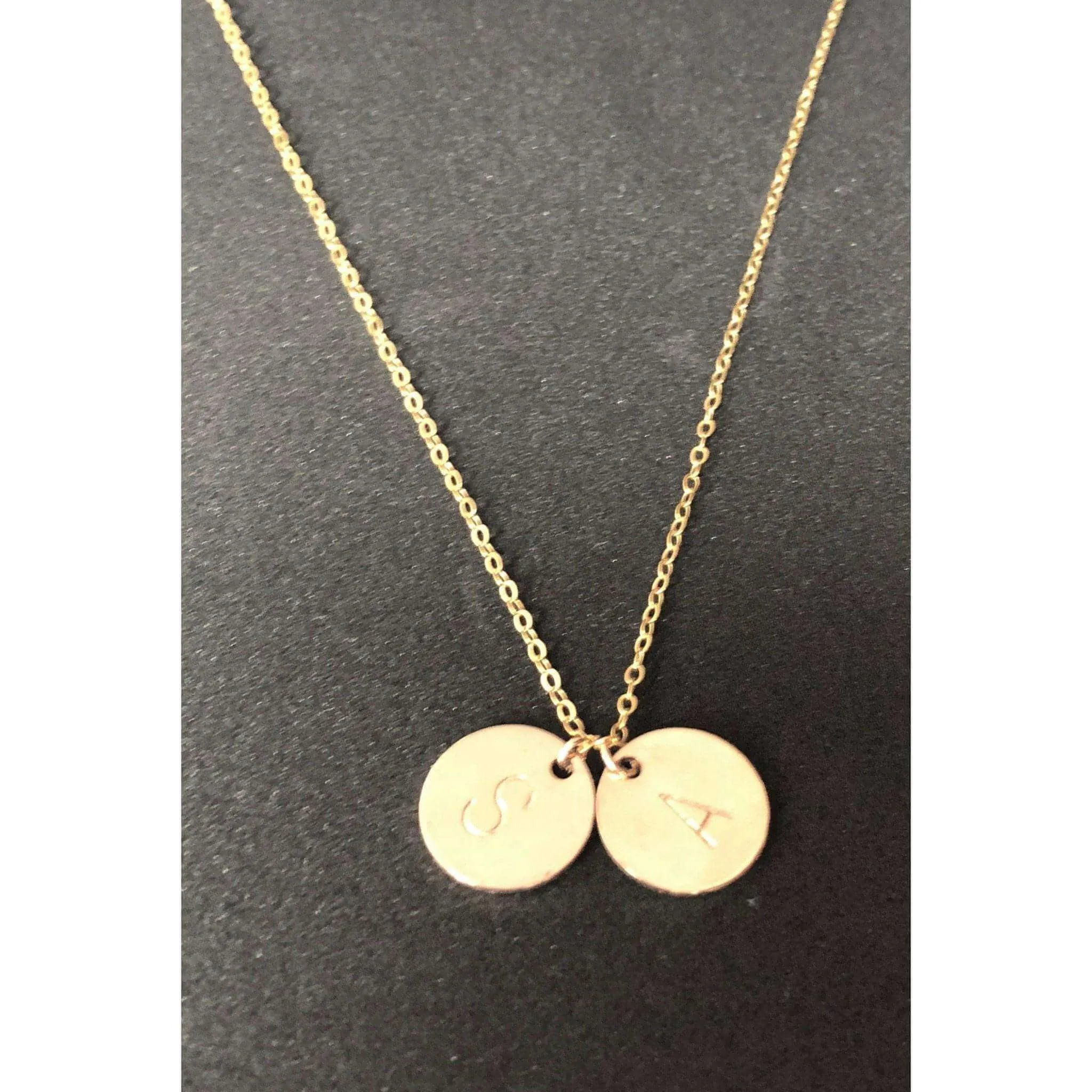 2 Midi Discs Necklace