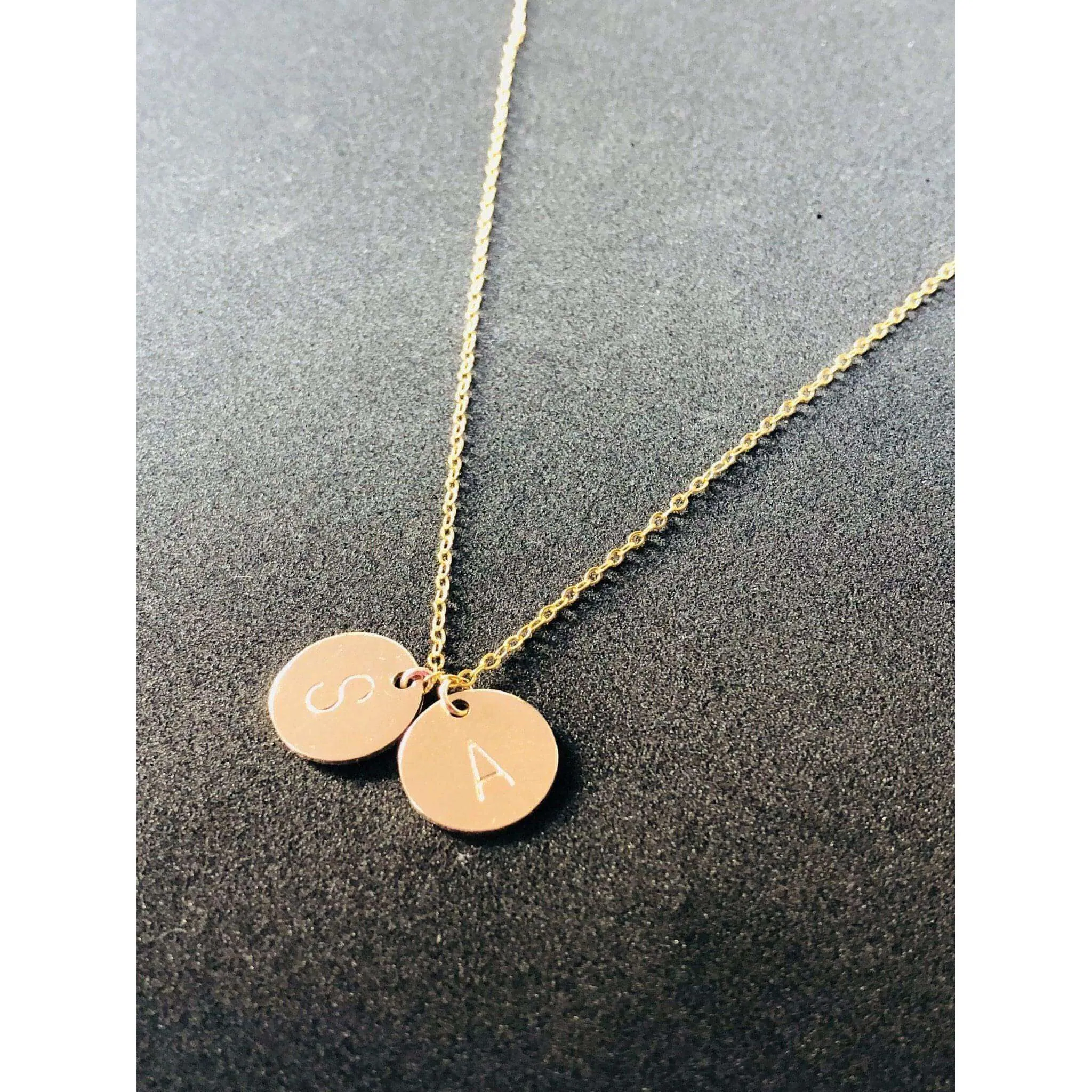 2 Midi Discs Necklace