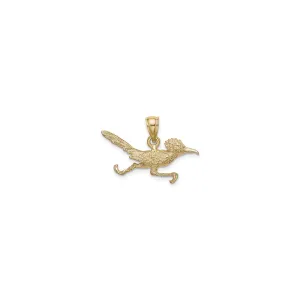 3D Road Runner Pendant (14K)