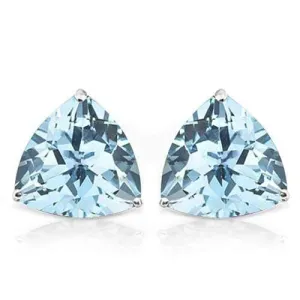 4/5 CT BABY SWISS BLUE TOPAZ 925 STERLING SILVER EARRINGS STUD