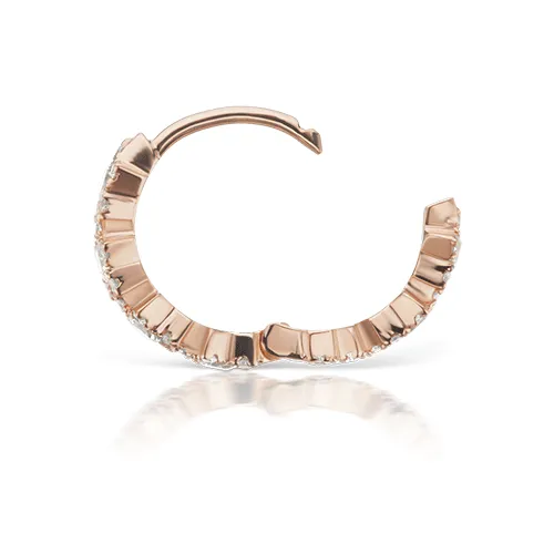 8mm Diamond Constellation Eternity Ring by Maria Tash in 18K Rose Gold