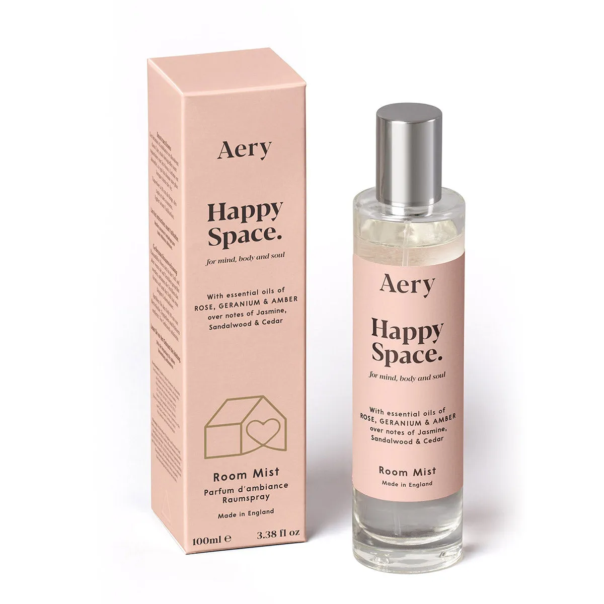 Aery Living Aromatherapy 100ml Room Spray - Happy Space