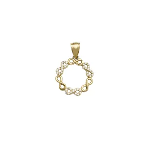 All Around Infinity CZ Pendant (14K)