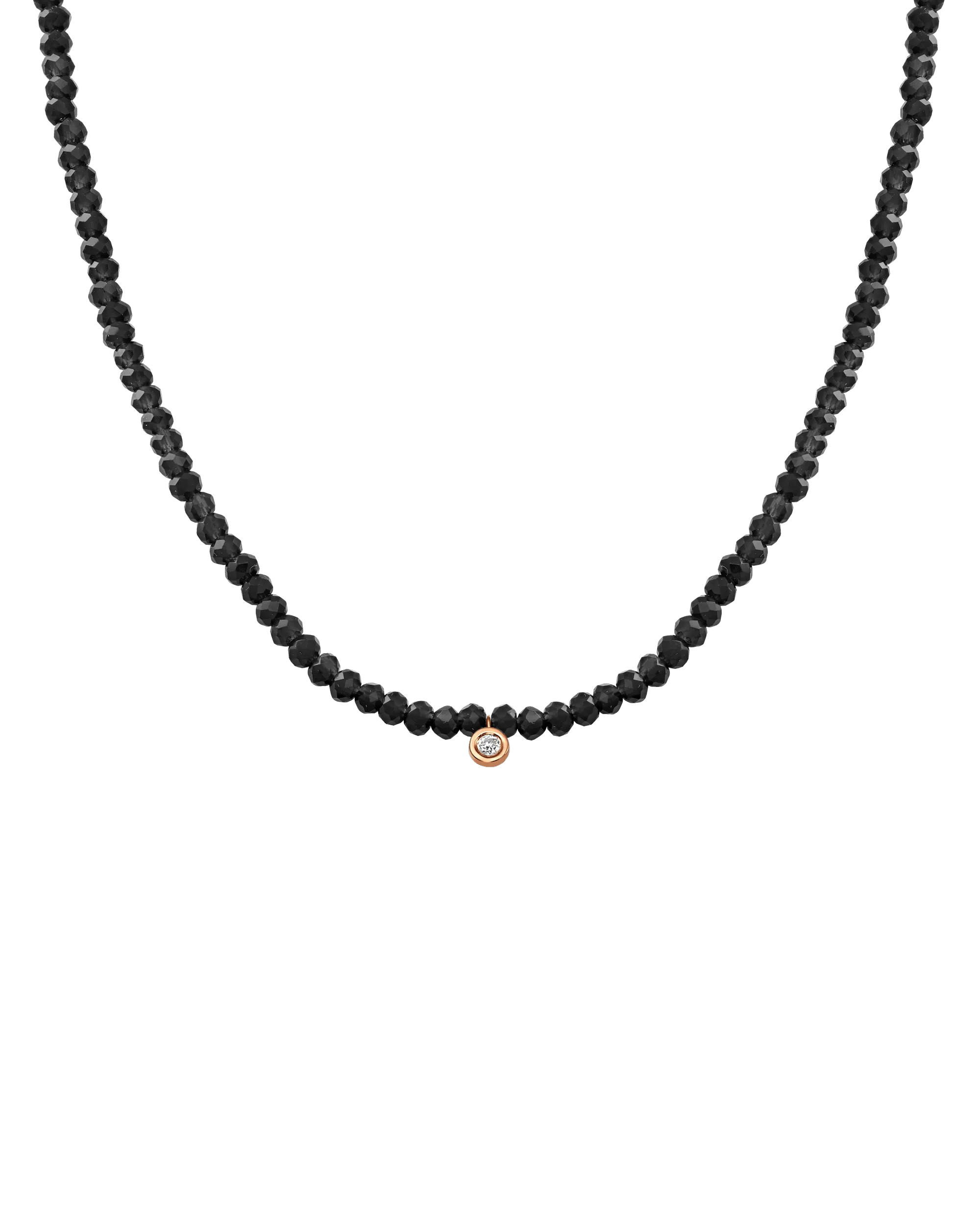 Apatite Gemstone & Diamond Necklace - 14K Rose Gold