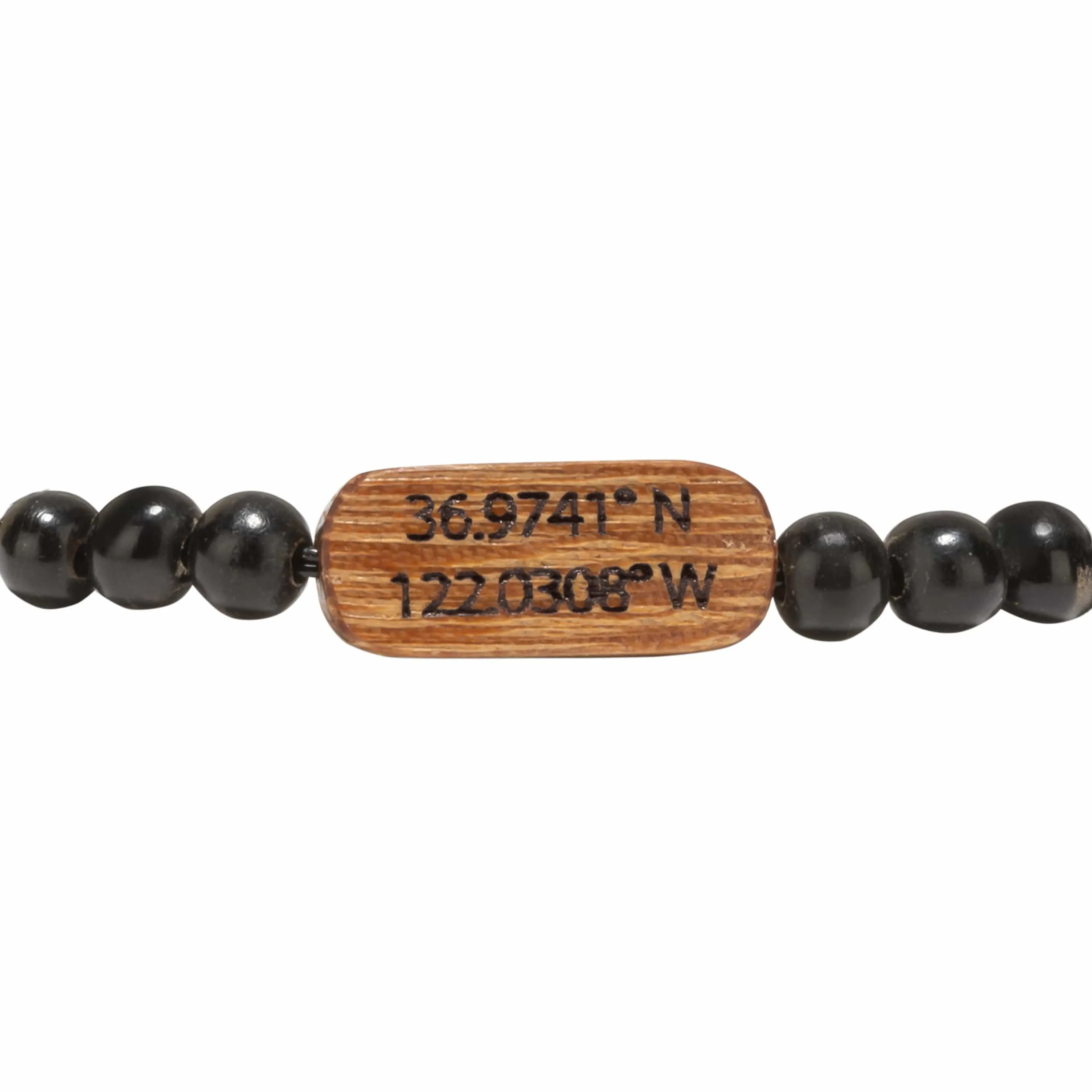 Beaded Custom Coordinates Bracelet