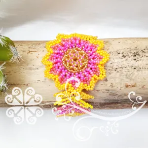 Beaded Flower Bracelet