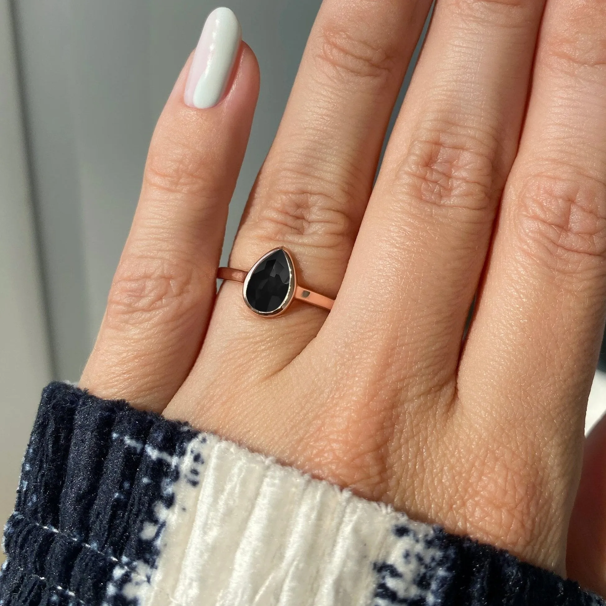 Black Onyx Ring - Skin Kiss