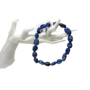 Bracelet -Lapis Lazuli -Small Natural Shape Stone