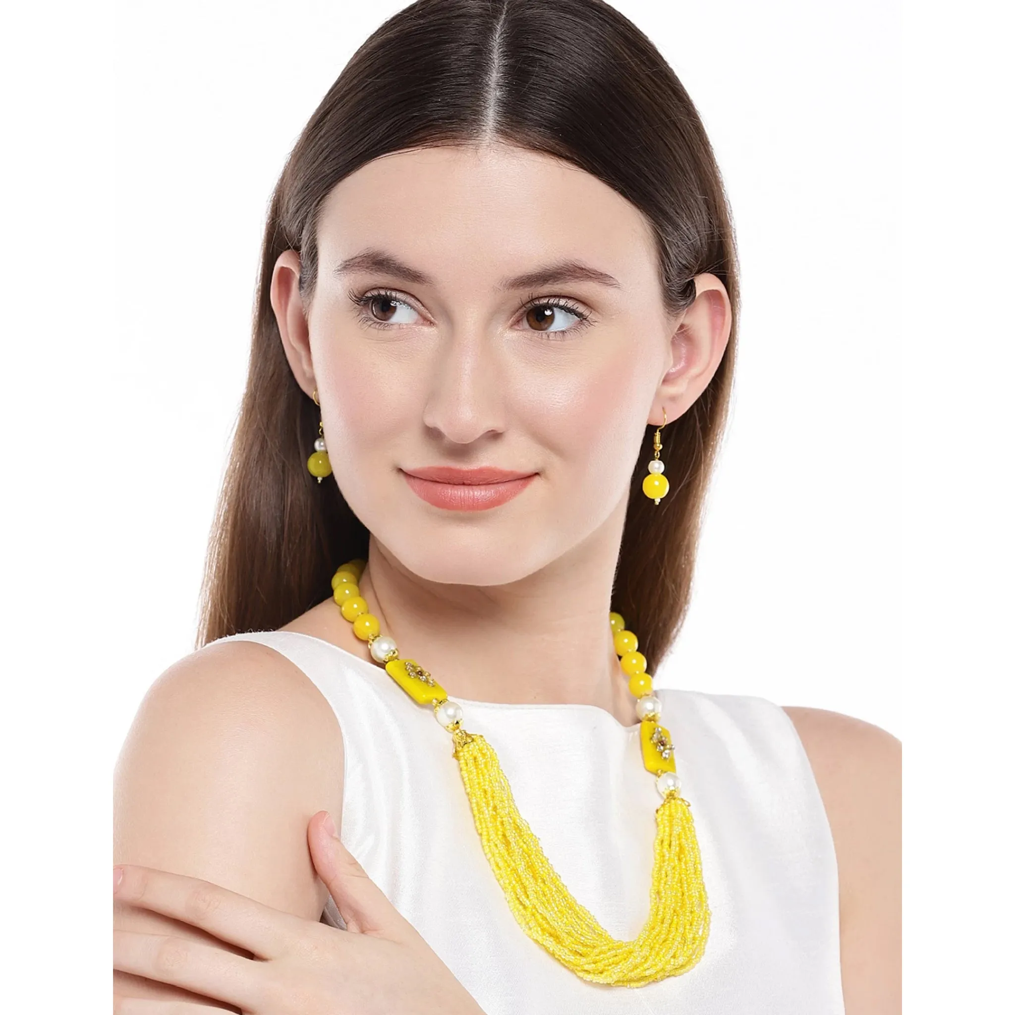 Brass Jewel Set (Yellow)