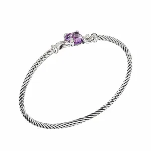 Chatelaine® Bracelet with Amethyst and Diamonds