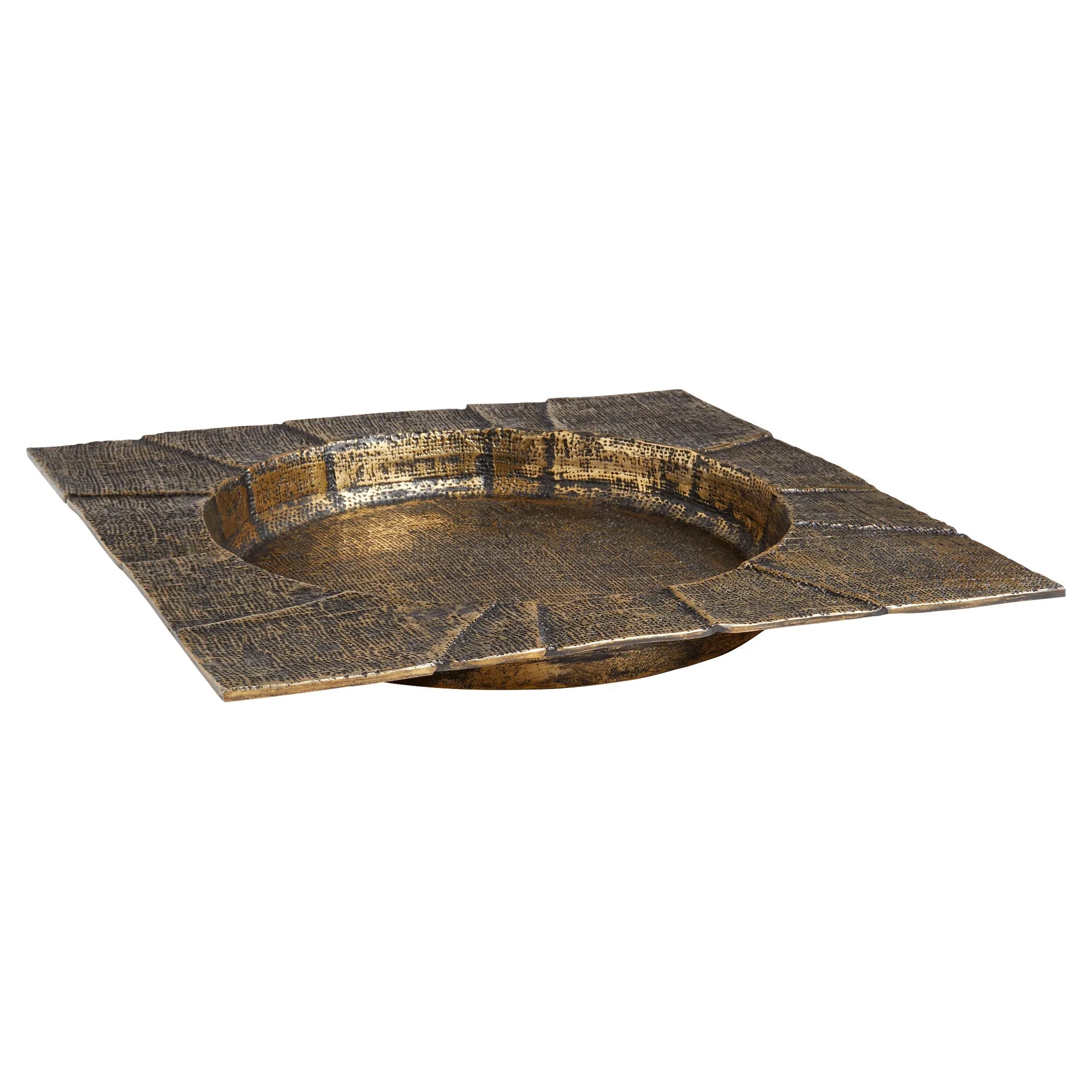 Cyan Design 11656 Baxter Tray - Antique Brass - Small