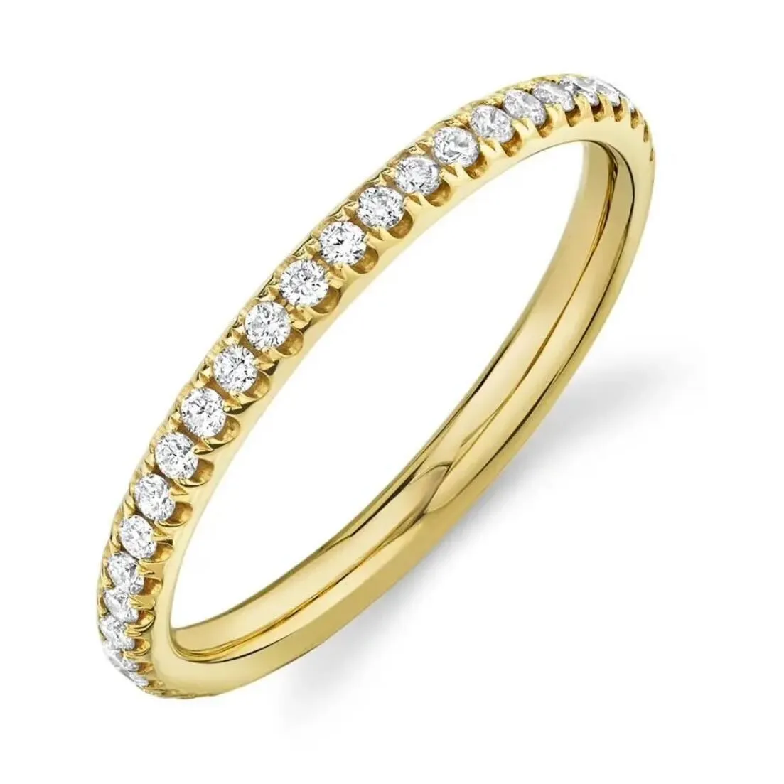 Diamond Fishtail Eternity Band