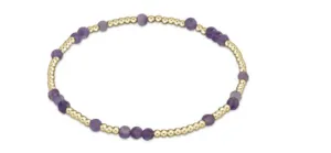 E Newton Hope Unwritten Gemstone Bracelet Amethyst