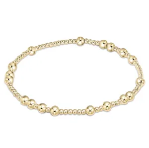 eGirl Hope Unwritten 4mm Bead Bracelet - Gold