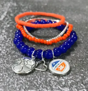 FC Cincinnati Soccer Bracelet Stack (SET OF 4)