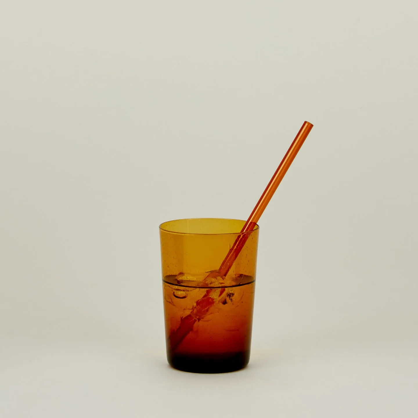 Glass Tumbler - Amber