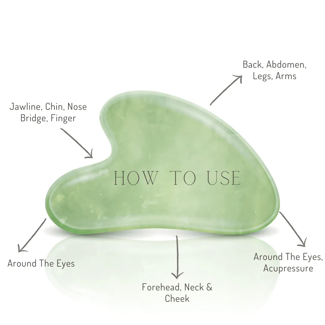 Gua Sha Set (Rose Quartz & Jade)