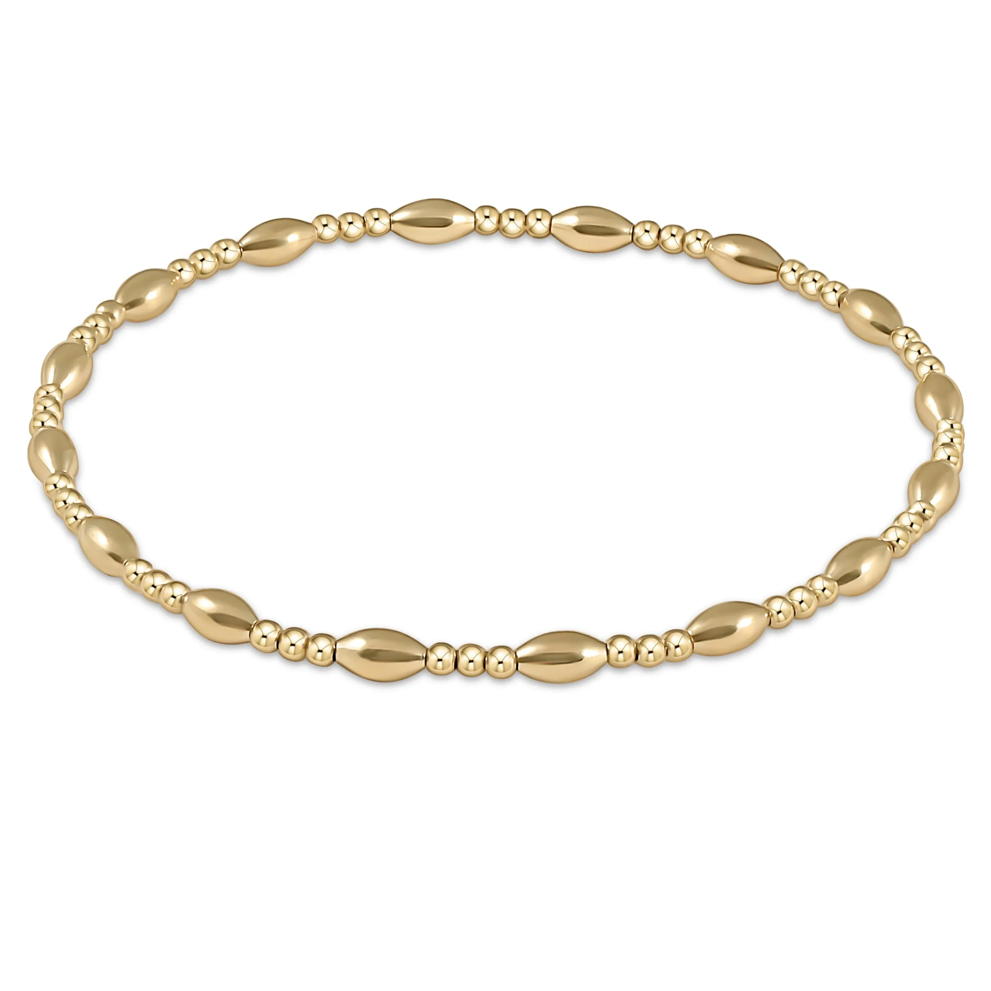 Harmony Sincerity 2mm Bead Bracelet - Gold