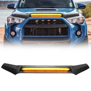 Hood Protector with Amber LED Lights for 2010-2024 Toyota 4Runner