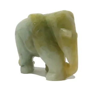 Jade Elephant Strength Spirit Majestic Jadeite Animal