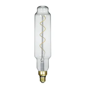 LED 4 Watt Vintage Style T24; Amber;  Medium Base; 120 volts