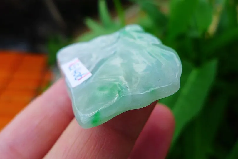 Natural Jade Rough Jadeite Raw (13g,3.5X2.7X0.55cm)