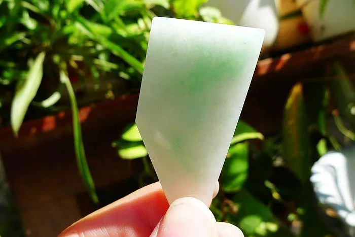 Natural Jade Rough Jadeite Raw (15g,4.9X2.4X0.45cm)