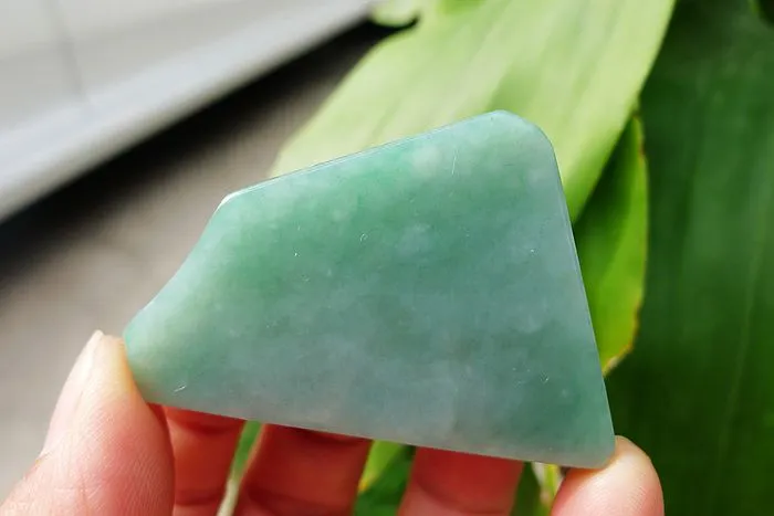 Natural Jade Rough Jadeite Raw (32g,5.4X3.8X0.65cm)