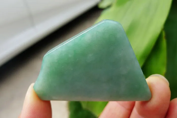 Natural Jade Rough Jadeite Raw (32g,5.4X3.8X0.65cm)