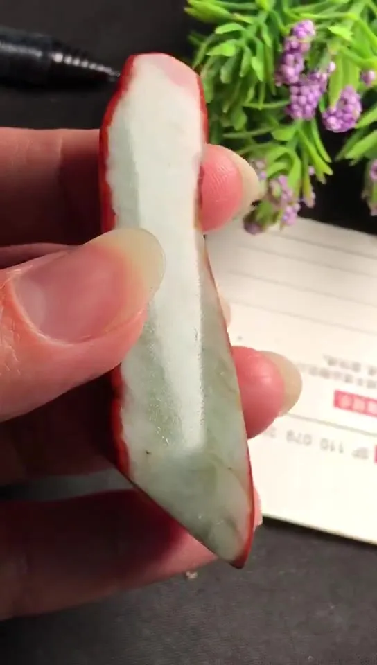 Natural Jade Rough Jadeite Raw (46g,6.5x3.1x1.8cm)-V3068