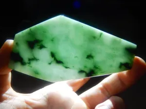 Natural Jade Rough Jadeite Raw (59g, 94X50X5.3mm)