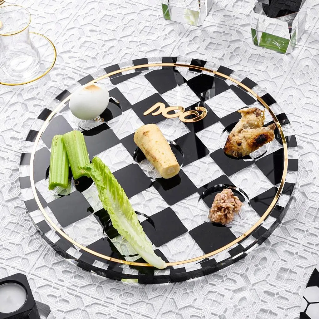 ONYX SEDER PLATE