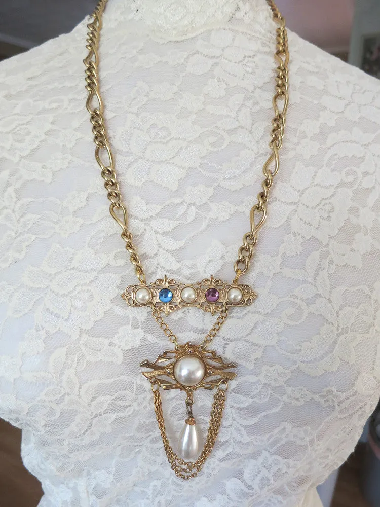 Pearl Swag Necklace