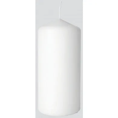 Pillar Candle White 7x15cm