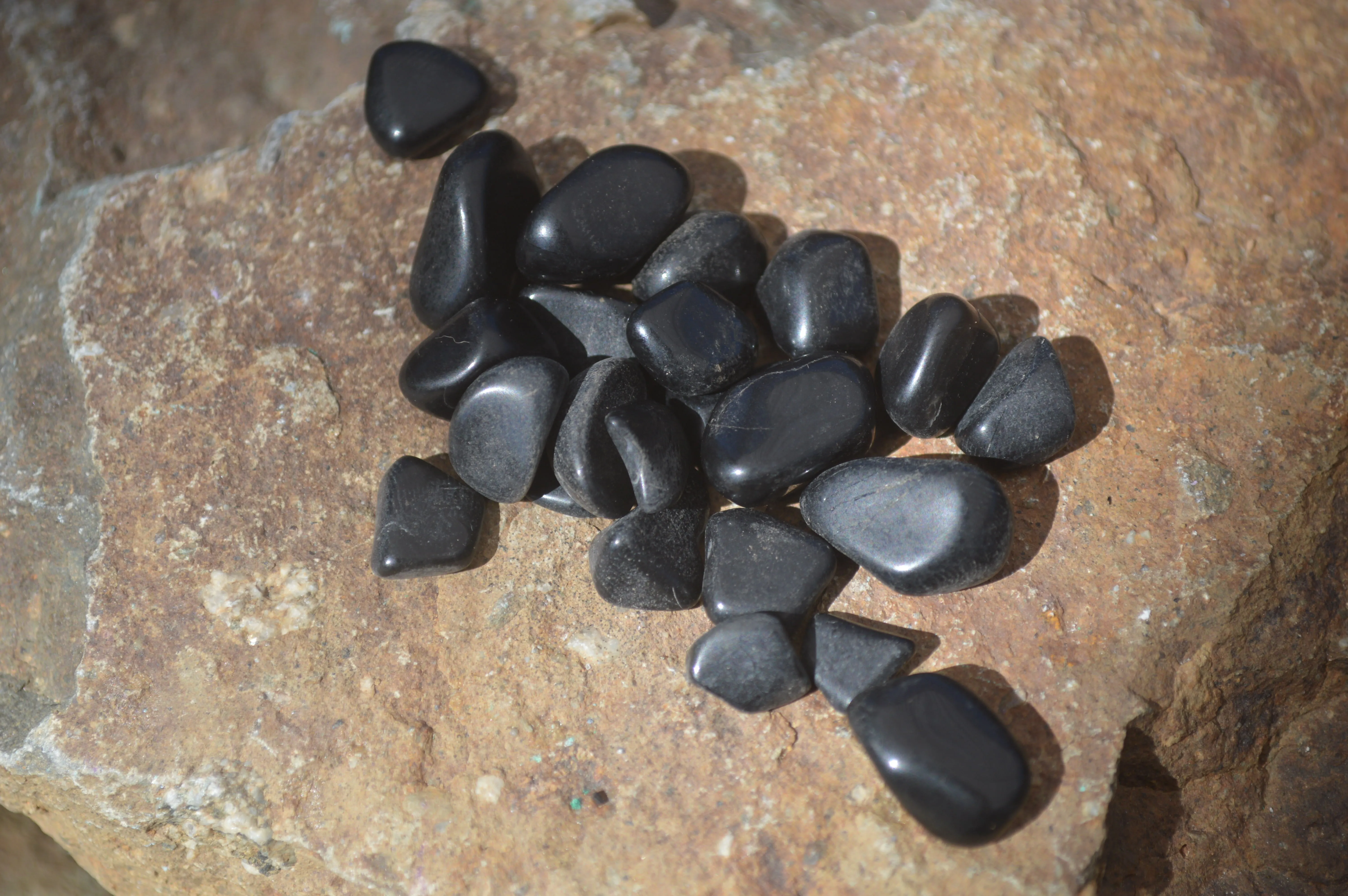 Polished Mini Craft Onyx Tumble Stones - Sold per 500 g - From Swaziland