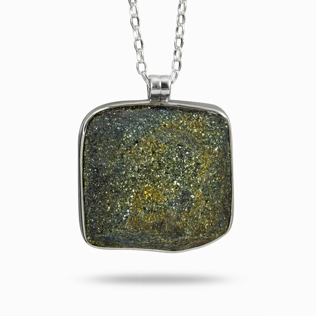 Rainbow Pyrite Necklace