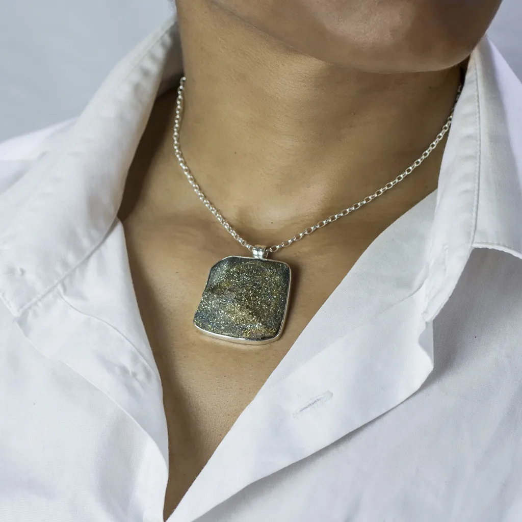 Rainbow Pyrite Necklace