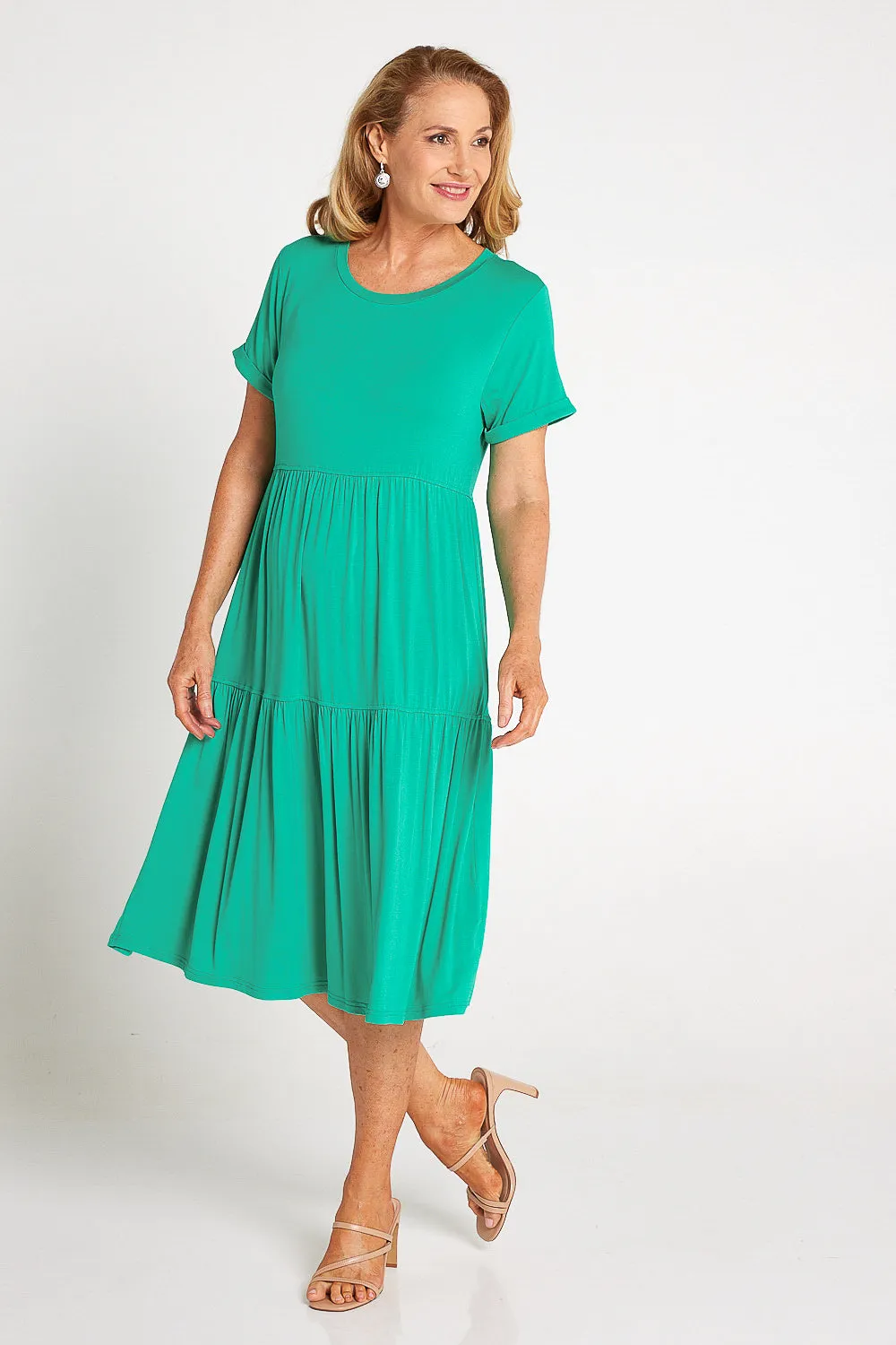 Shyla Modal Dress - Jade Green