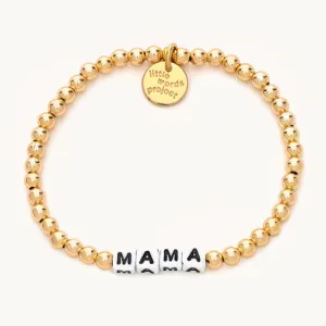 Solid Gold Filled  Mama Bracelet - S/M