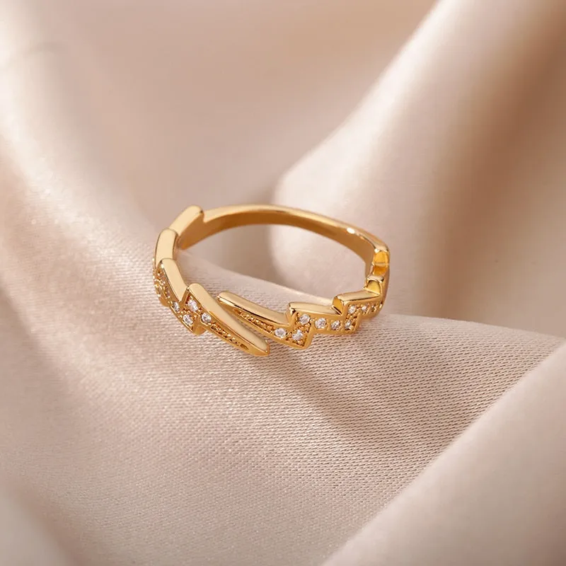 Stackable and Adjustable Gold and Silver Minimalist Ring Collection