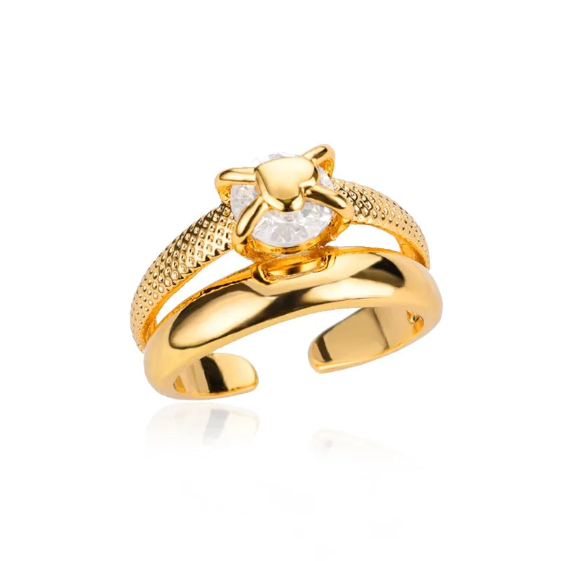 Stackable and Adjustable Gold and Silver Minimalist Ring Collection