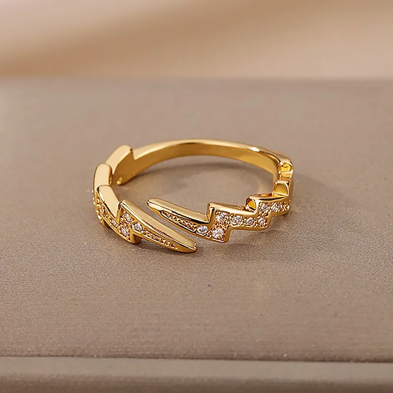 Stackable and Adjustable Gold and Silver Minimalist Ring Collection