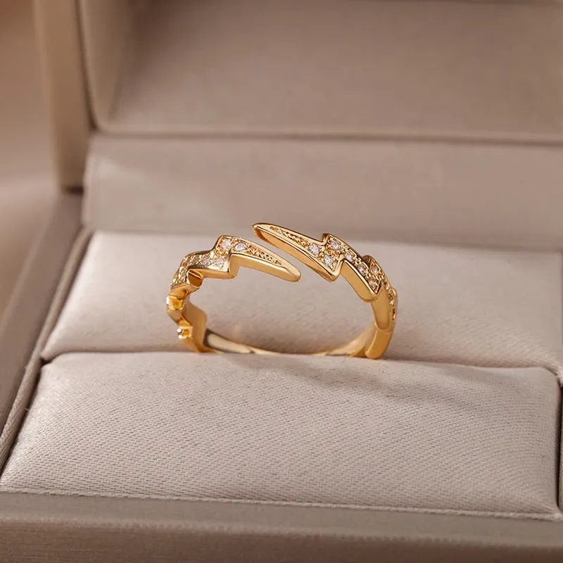 Stackable and Adjustable Gold and Silver Minimalist Ring Collection