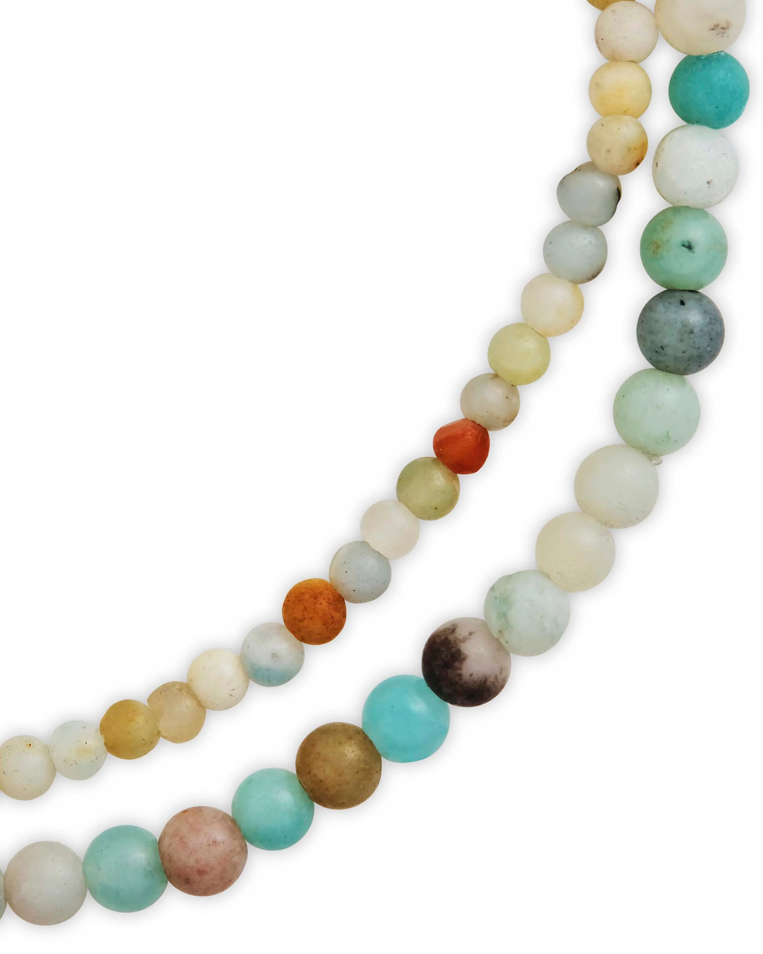 Stone Beaded Stretch Bracelet Set of 2