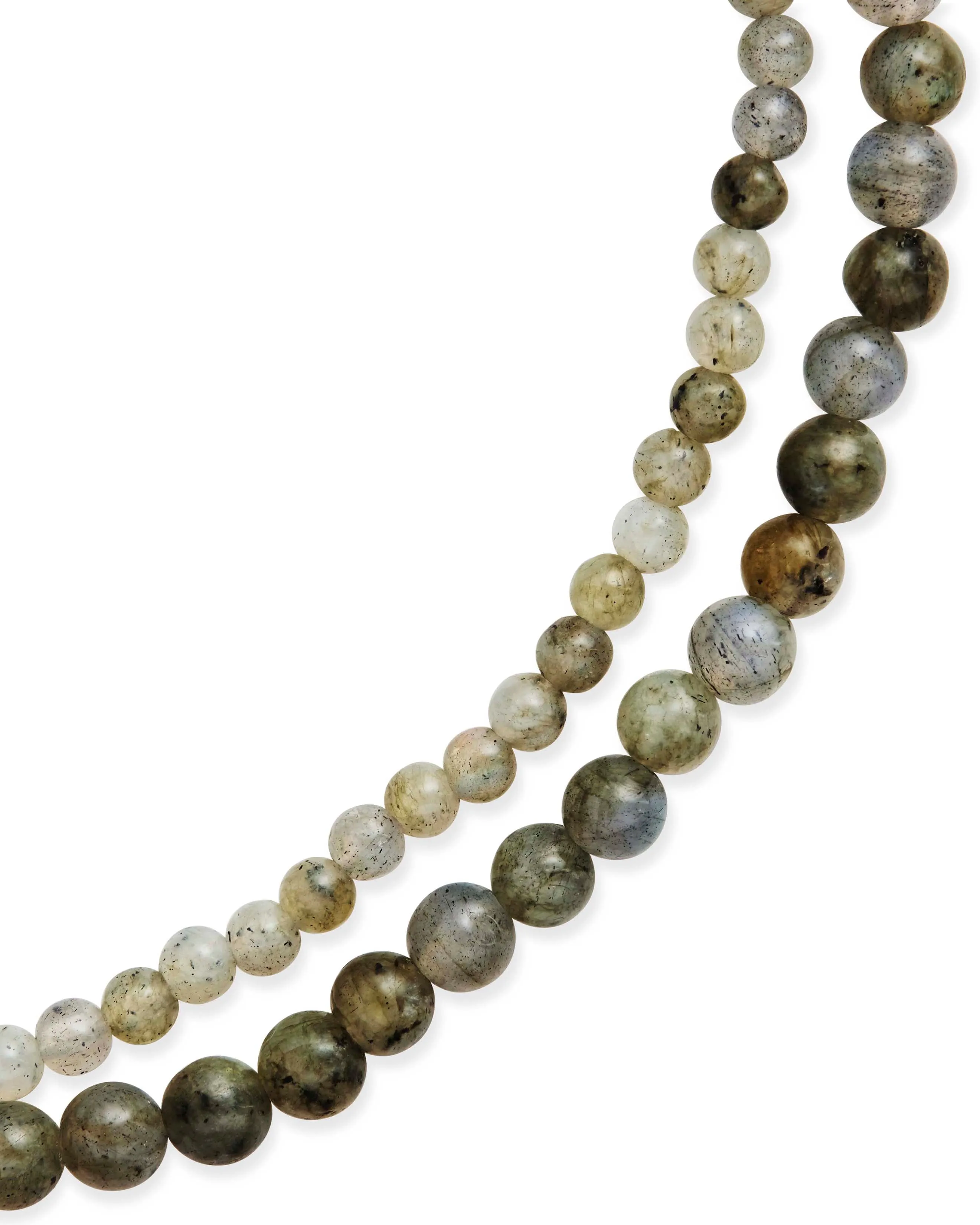 Stone Beaded Stretch Bracelet Set of 2